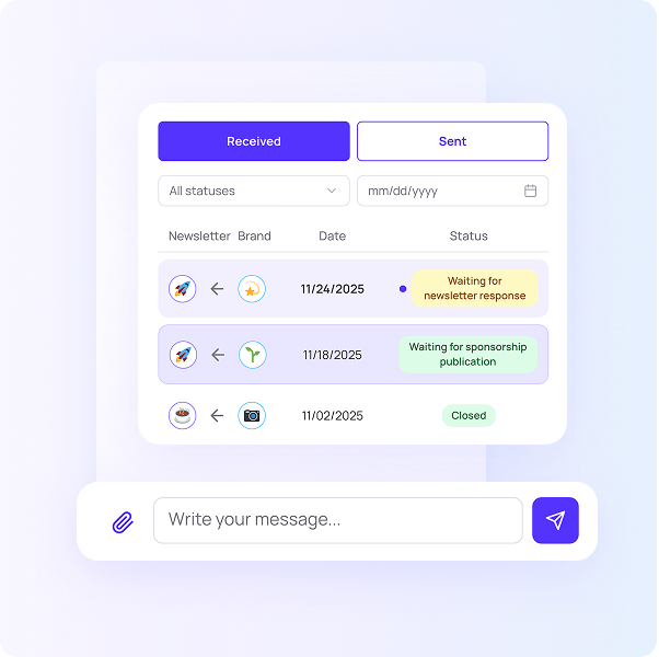 Connect, propose and negotiate<br>without intermediaries