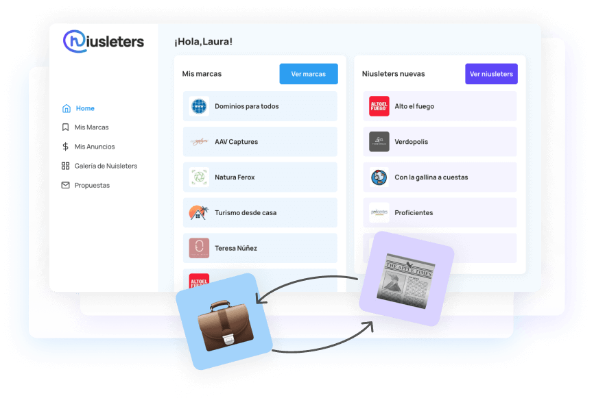 Plataforma de patrocinios en newsletters