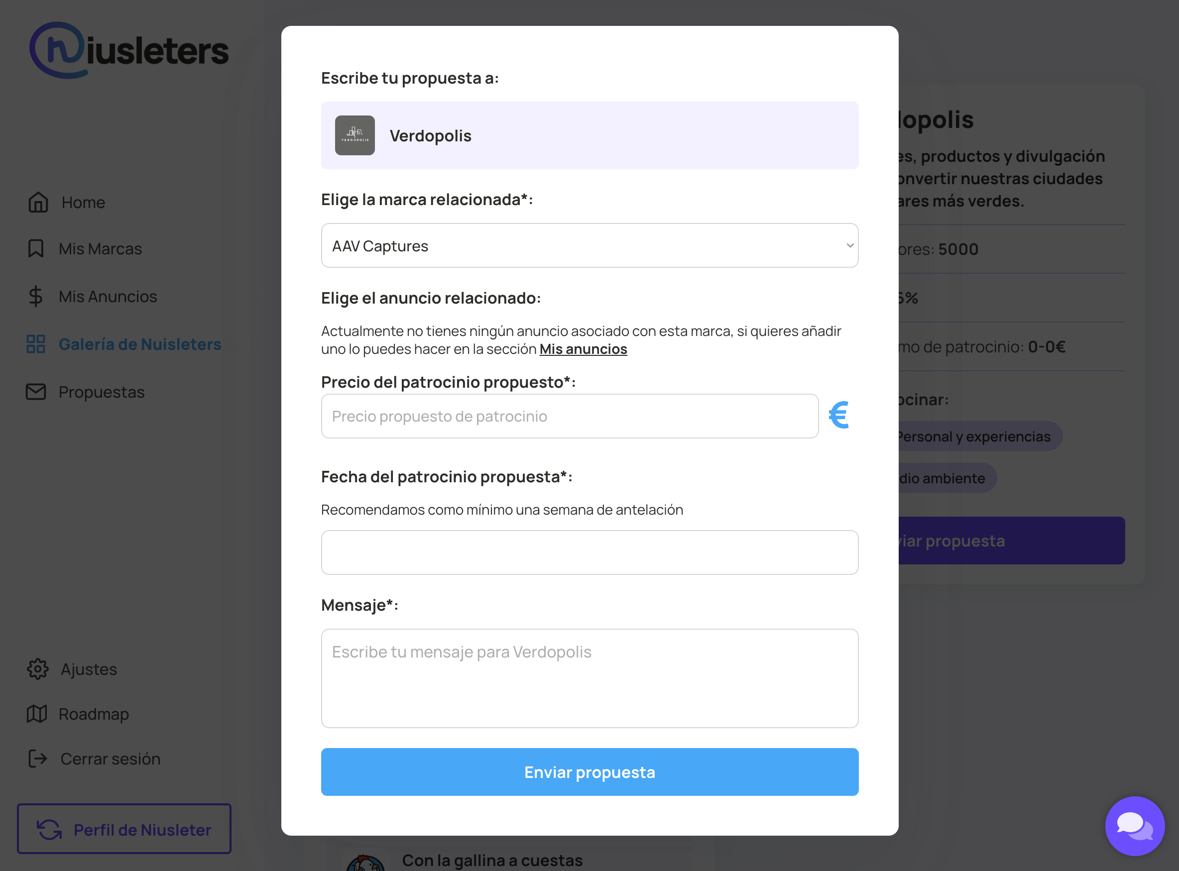 Manda o recibe patrocinios